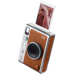 دوربين چاپ سريع فوجی فيلم FUJIFILM INSTAX MINI EVO Camera Brown
