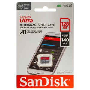کارت حافظه سندیسک Micro SDXC 128GB 140MB/S Class10 U1